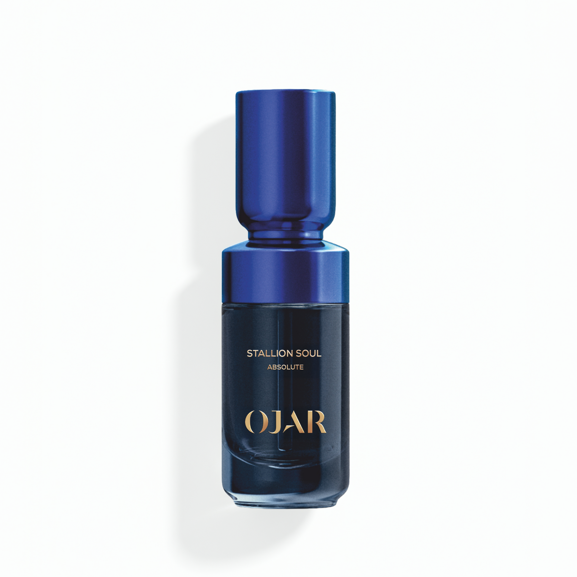 OJAR STALLION SOUL ABSOLUTE OIL 20 ML Blue perfume bottle on a white background